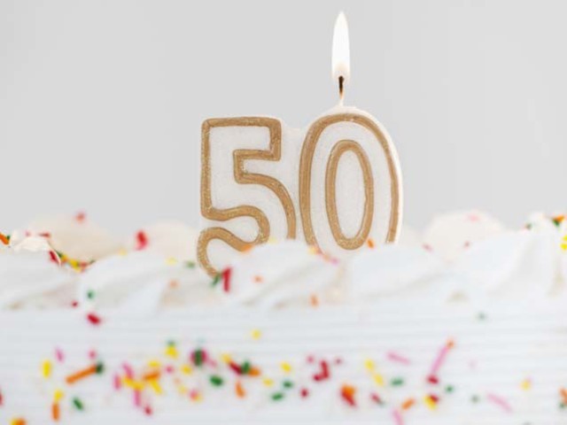 Birth control pill turns "50" years old.