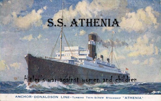 SS Athenia torpedoed