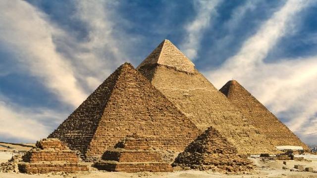 Pyramid of Giza was Built; One of the Great Pyramids