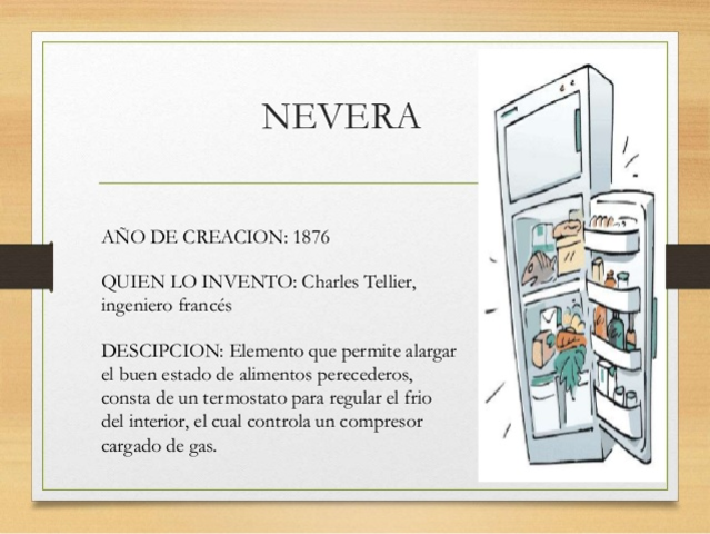LA NEVERA O FRIGORIFICO