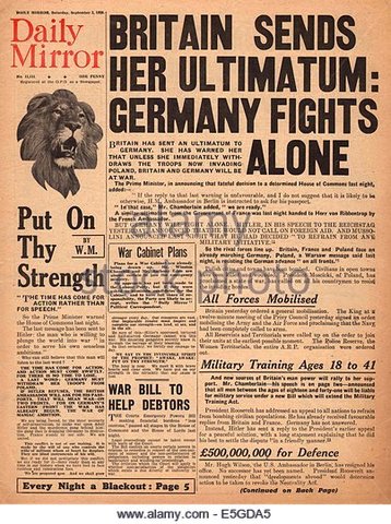 United Kingdom and France's Ultimatum