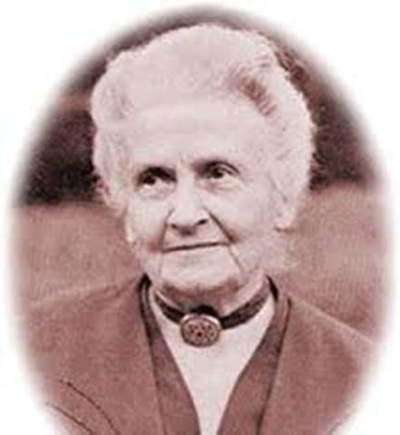 María Montessori.