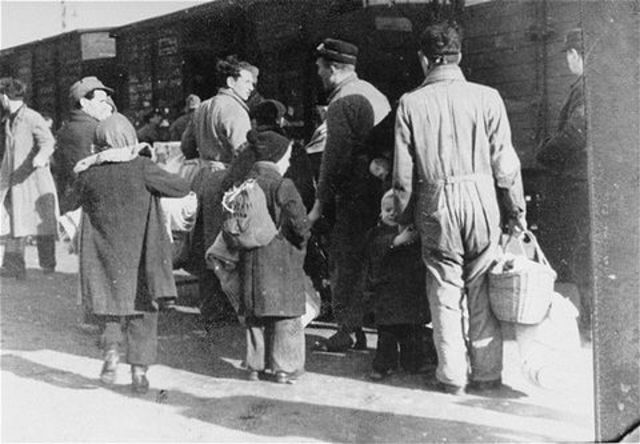 Start of deportation of Jews