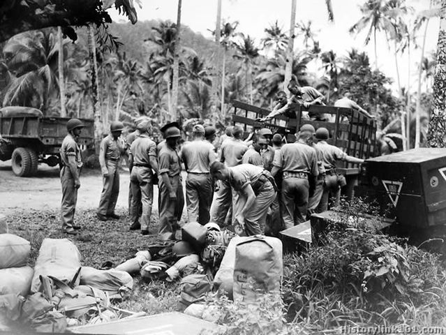 American troops in Samoa