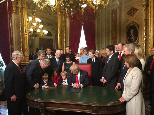 Toma de posesión de Donald Trump