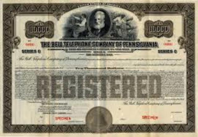 Bell Crea "Bell telephone company"