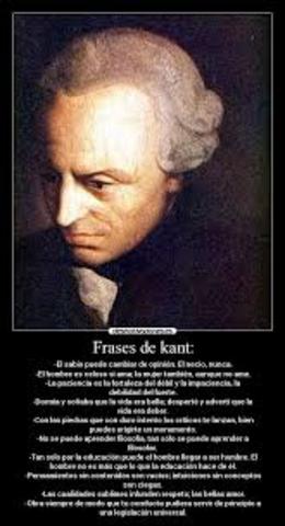 IMANUEL KANT (ABR 22 DE 1724)
