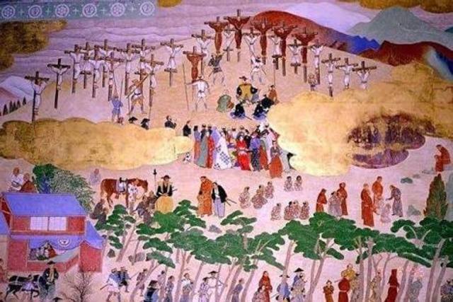 Tokugawa leyasu bans Christianity in Japan