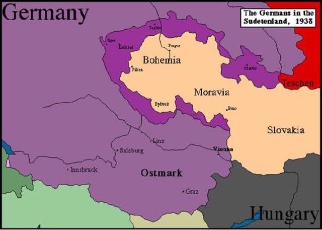 Policy of Appeasement With Sudetenland