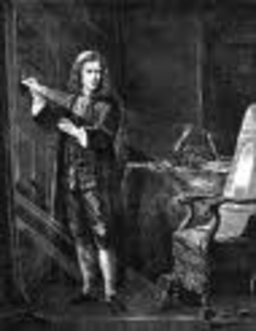 Newton announces his theory of Colors to the Royal Society.