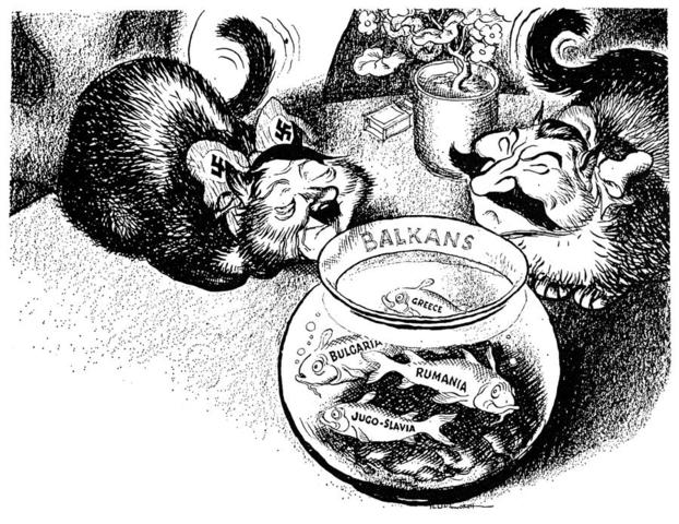 Hitler takes over Balkans