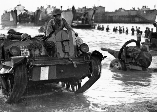 British and American Army Began Invasion of Italy