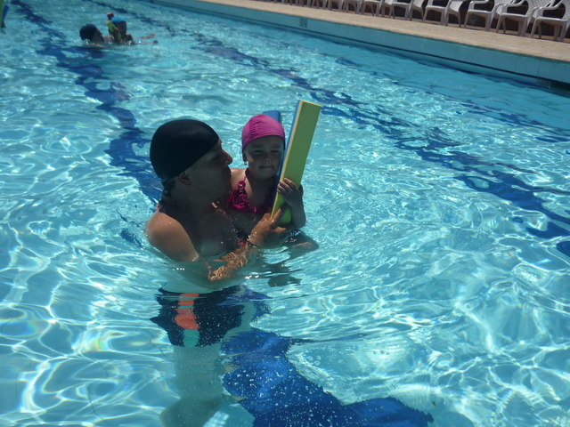 Mi primera clase de natación