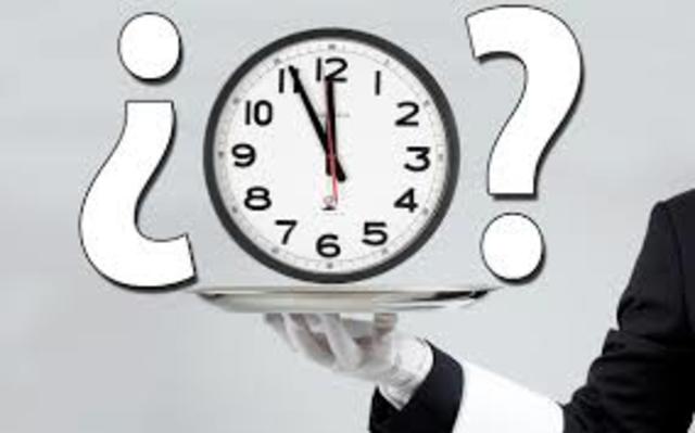 La hora como primera division del tiempo