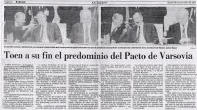Disolución del Pacto de Varsovia
