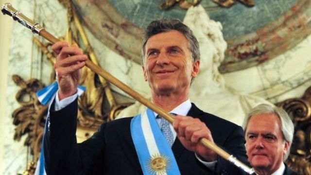 Mauricio Macri asume como Presidente de la República Argentina