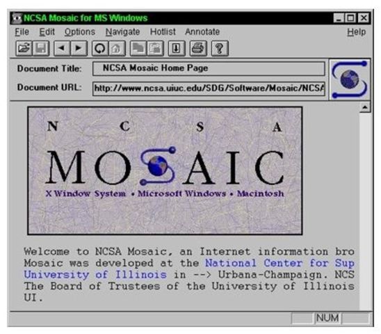 Mosaic - primer navegador grafico
