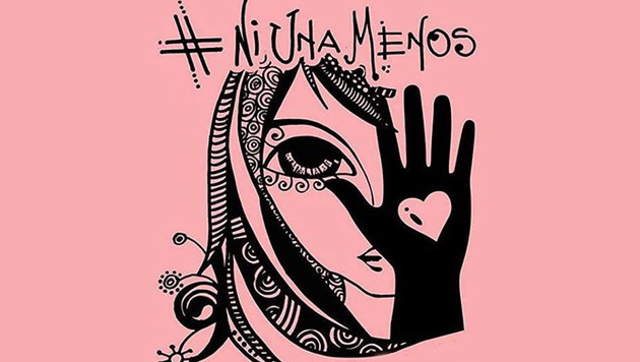 Primer convocatoria de #NiUnaMenos.