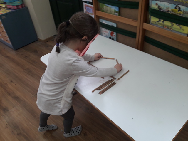 The second used sticks!