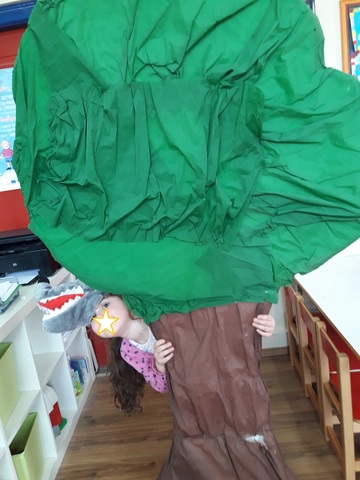 But someone was watching...The Big Bad Wolf!