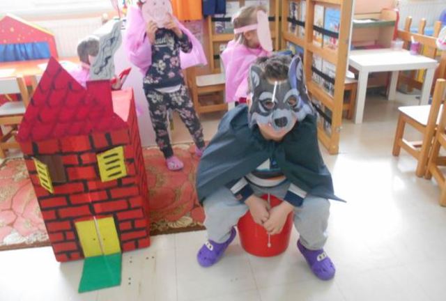 All he managed was  to burn him self!