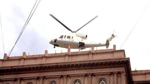 Buenos Aires, Argentina - renuncia el presidente Fernando de la Rúa
