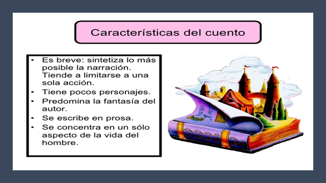 CARACTERISTICAS DEL CUENTO