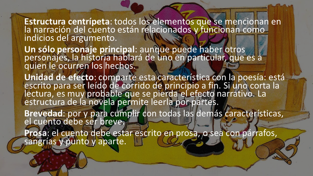 CARACTERISTICAS DEL CUENTO III
