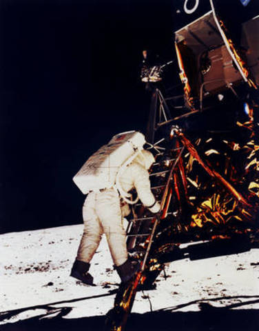 Apollo 11 Lands on Moon