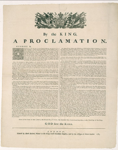 The Royal Proclamation