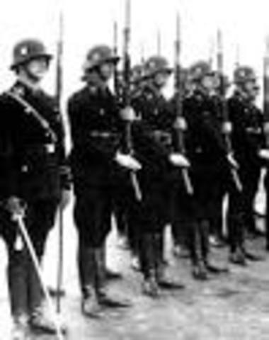 The SS (Schutzstaffel) formed