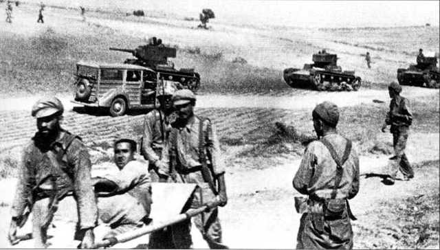 Derrota republicana en la batalla de Brunete