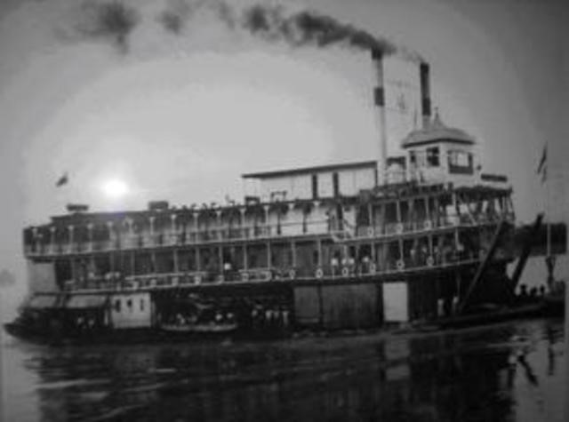 La navegación, empresas de navegación por el río Magdalena, primer barco inglés: año 1854