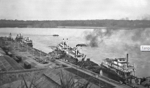 La navegación, empresas de navegación por el río Magdalena, primer barco alemán: año 1864