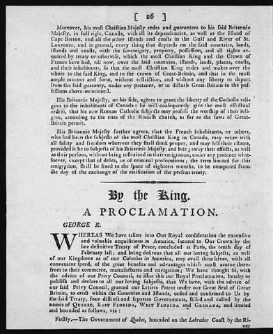 Royal Proclamation 1763