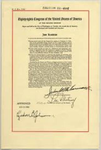 Gulf of Tonkin Resolution (Unit 8)