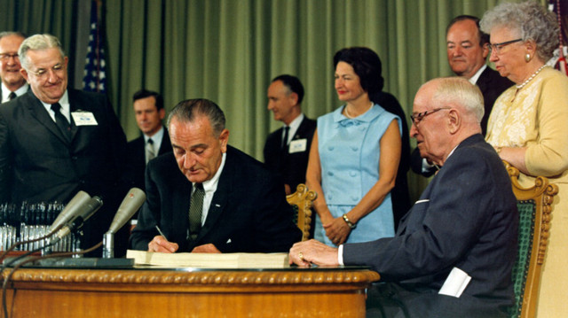 Medicare Signed Into Law