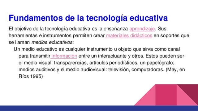 2.	FUNDAMENTOS  DE TECNOLOGÍA EDUCATIVA
