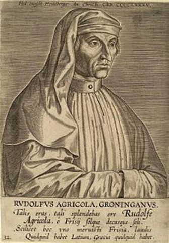 Rodolfo Agrícola. (1442-1485). Humanista alemán.