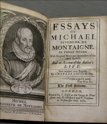 Michel Montaigne. (1533-1592). Humanista francés.