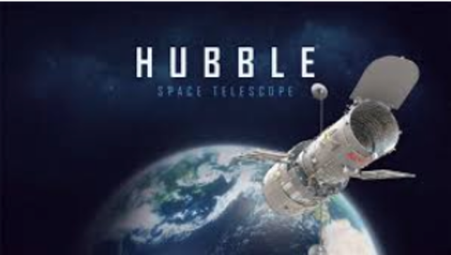 The Hubble Telescope was launched into space