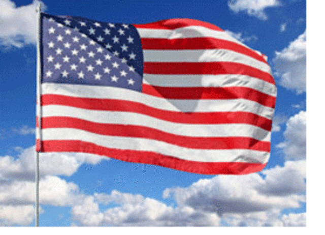 50 star flag of the United States is debuted in Philadelphia