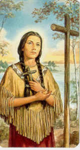 The first Native American saint