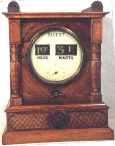 Invención del primer reloj electrico