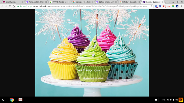 Tendré dieciocho años. Tendré una gran fiesta con todos mis amigos.