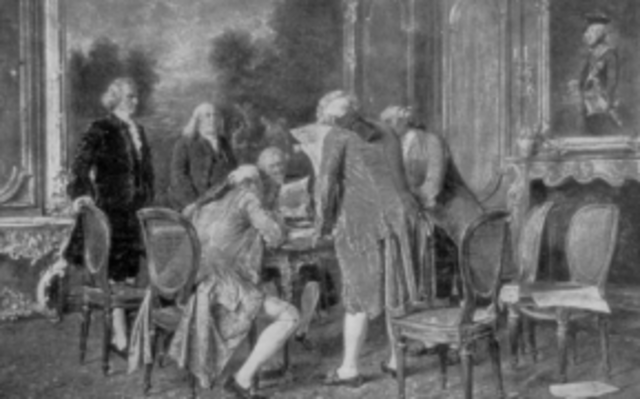 The American Revolution ends