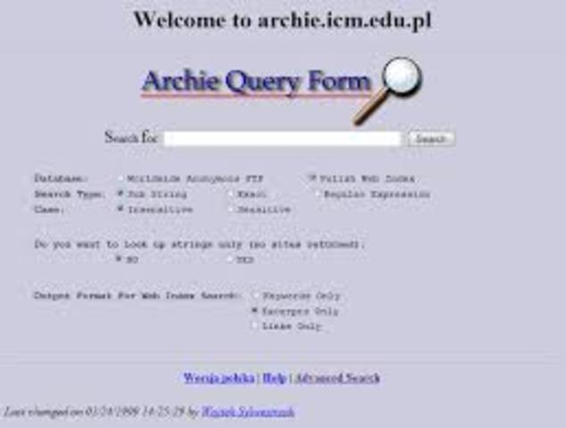 Primer buscador de recursos web
