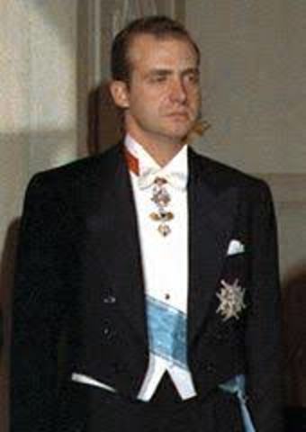 Nombramiento de Juan Carlos I como rey de España