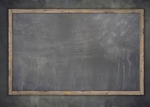 Aparecen las primeras pizarras