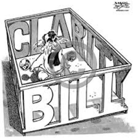 Clarity Bill and the Supreme Court Decision